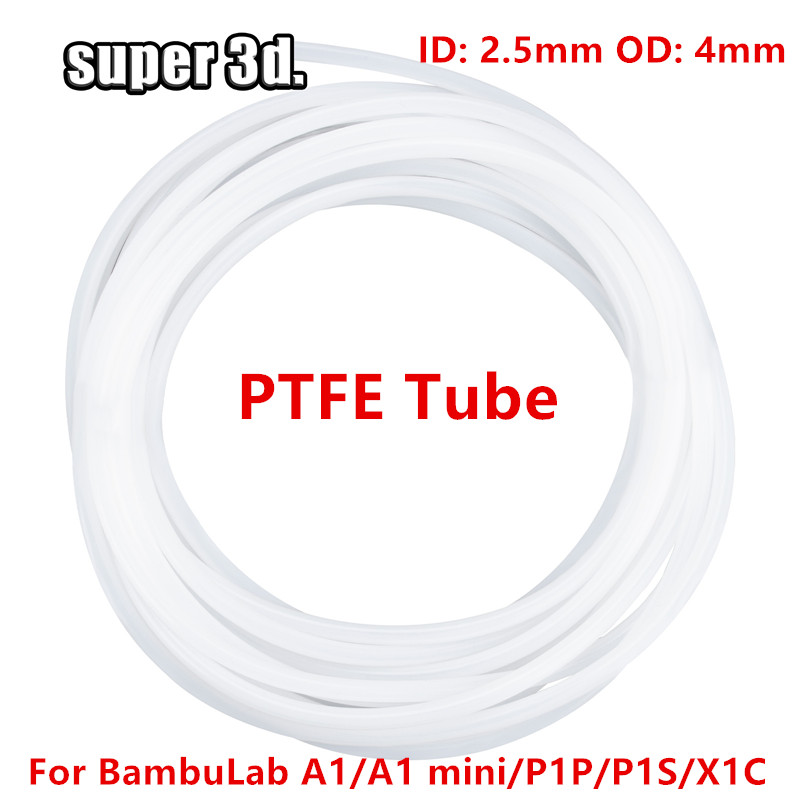 Direct Drive Extruder - Tubo PTFE Bambu Lab 1/2/50M, ID