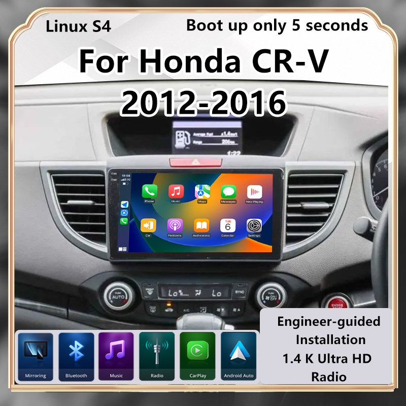 Cr Touch - Rádio Modificado para Honda CR-V 2012-2016