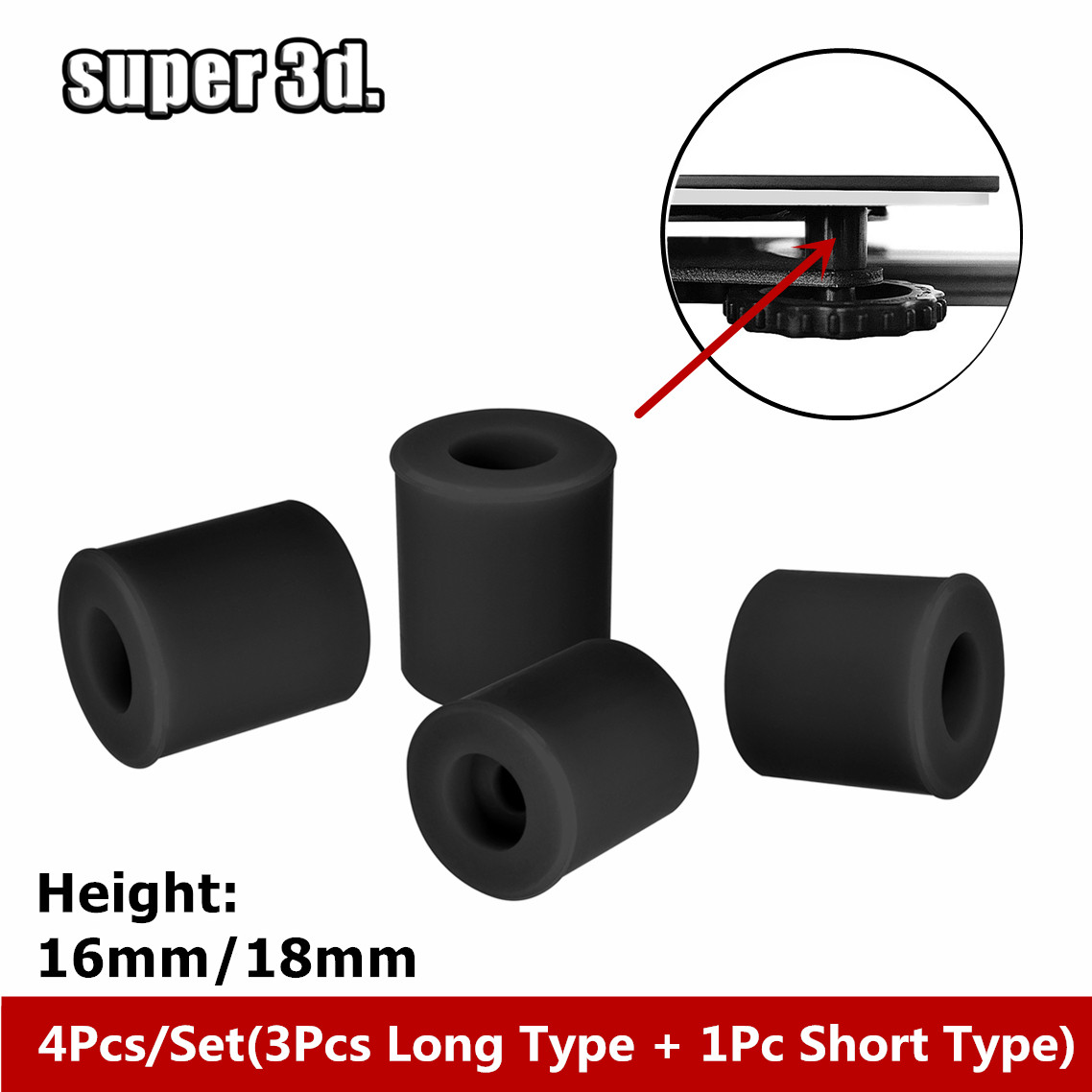 3D Printer Stand - Hot Bed Nivelamento Coluna Montagens, Plataforma