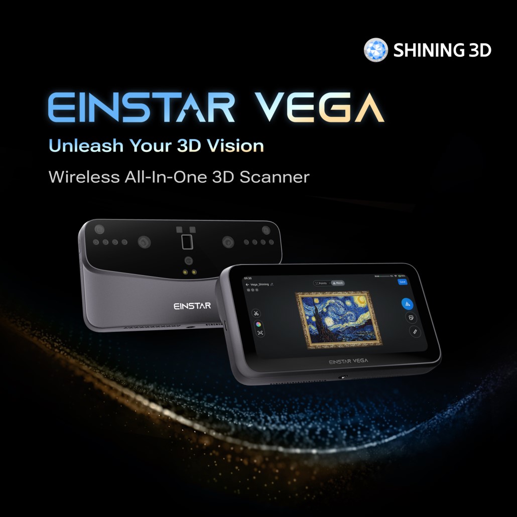 Scanner 3D Portátil Shining Ei - Handheld 3D Scanner High Precision avaliação e preço