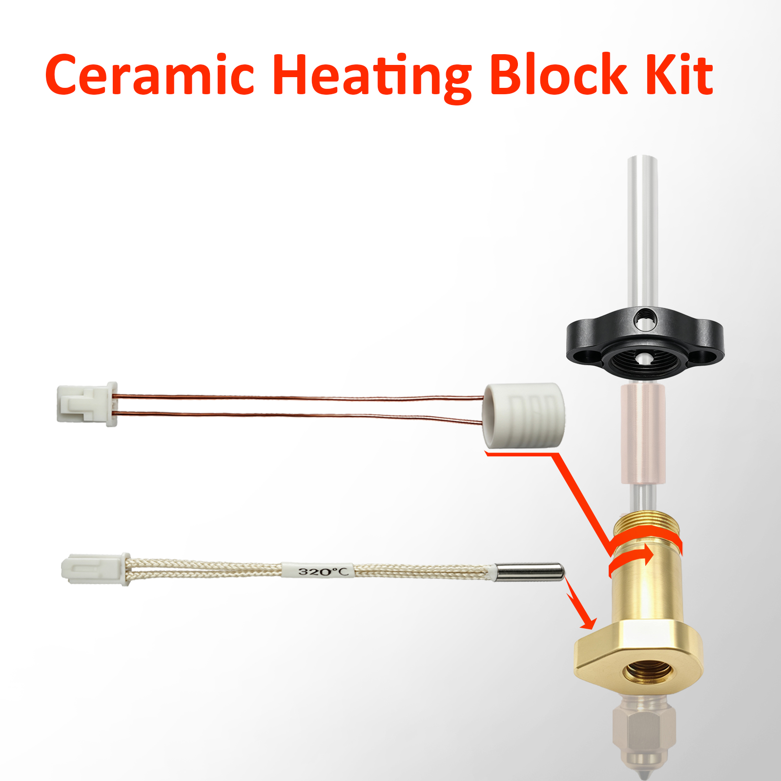 Kit de Termistor com Cartucho  - Hotend Assembly avaliação e preço
