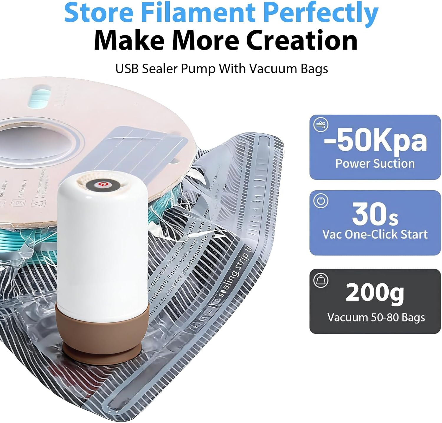 Bolsas de Armazenamento de Fil - Abs Filament avaliação e preço