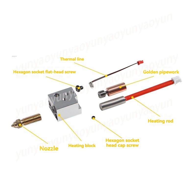 Kit Hotend Metálico de Alta Va - Printer Nozzle avaliação e preço
