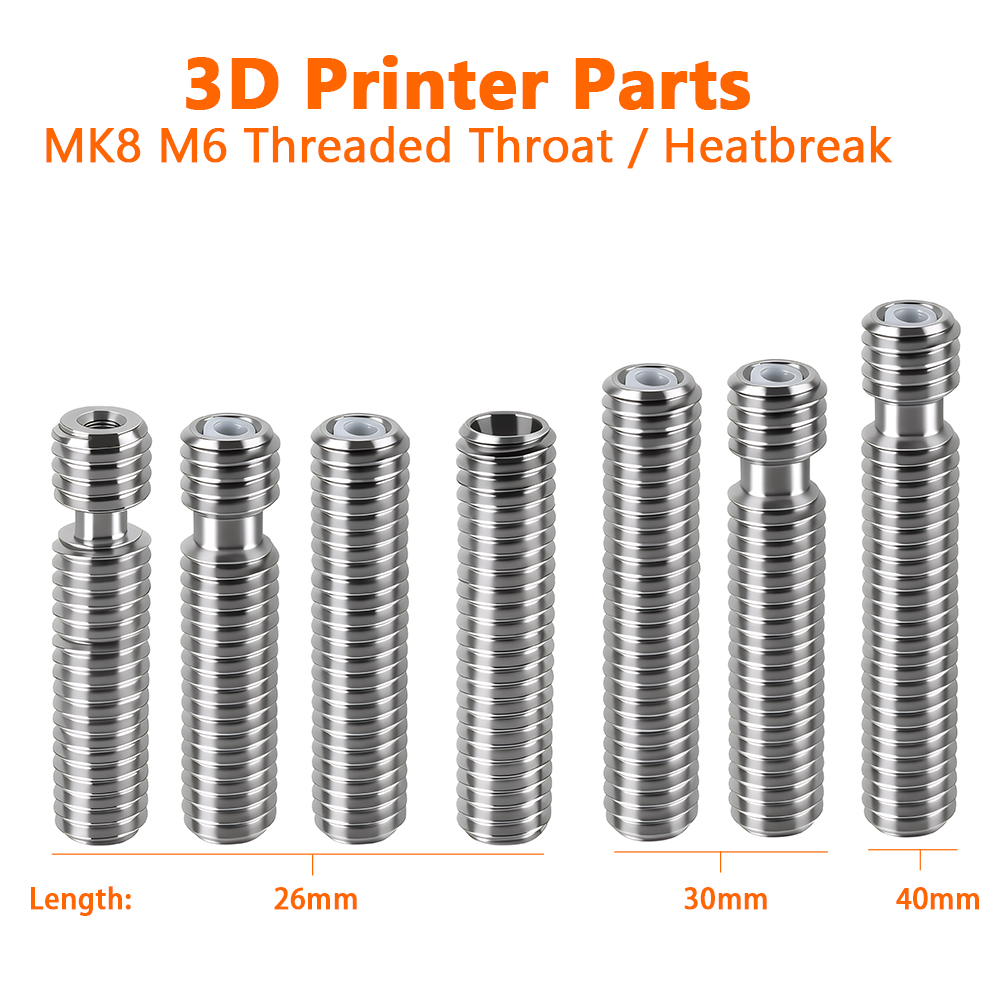 Garganta m6 26 mm 30 mm 40 mm  - Direct Drive Extruder avaliação e preço