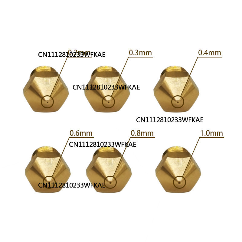 5 Bicos Extrusores MK10 M6 de  - Printer Nozzle avaliação e preço