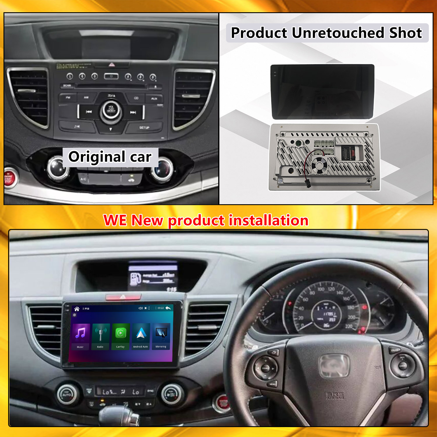 Rádio Modificado para Honda CR - Cr Touch avaliação e preço