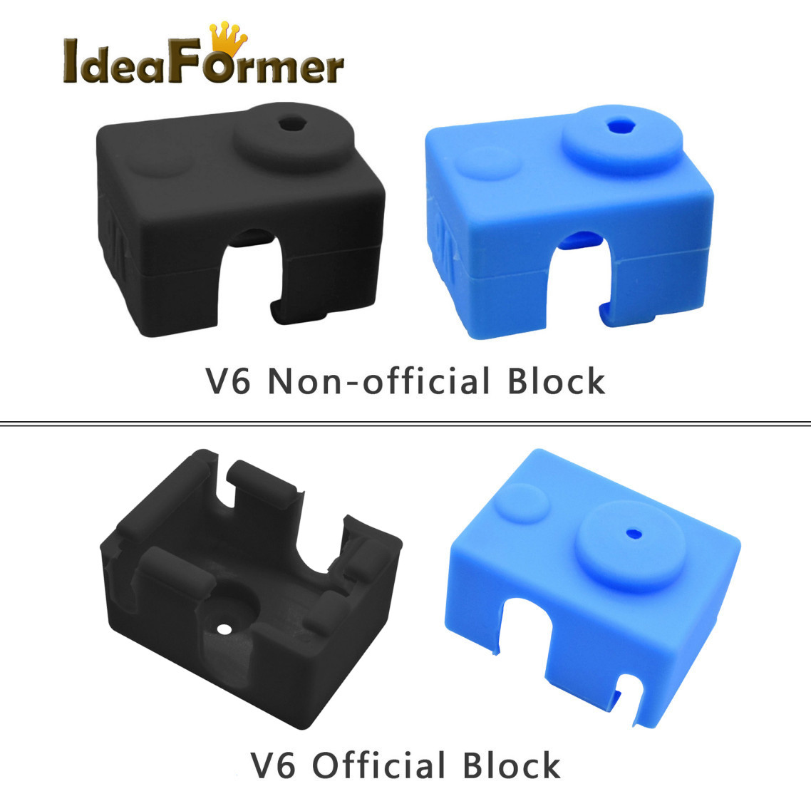 5 Peças de Capa de Silicone V6 - 3D Printer Stand avaliação e preço