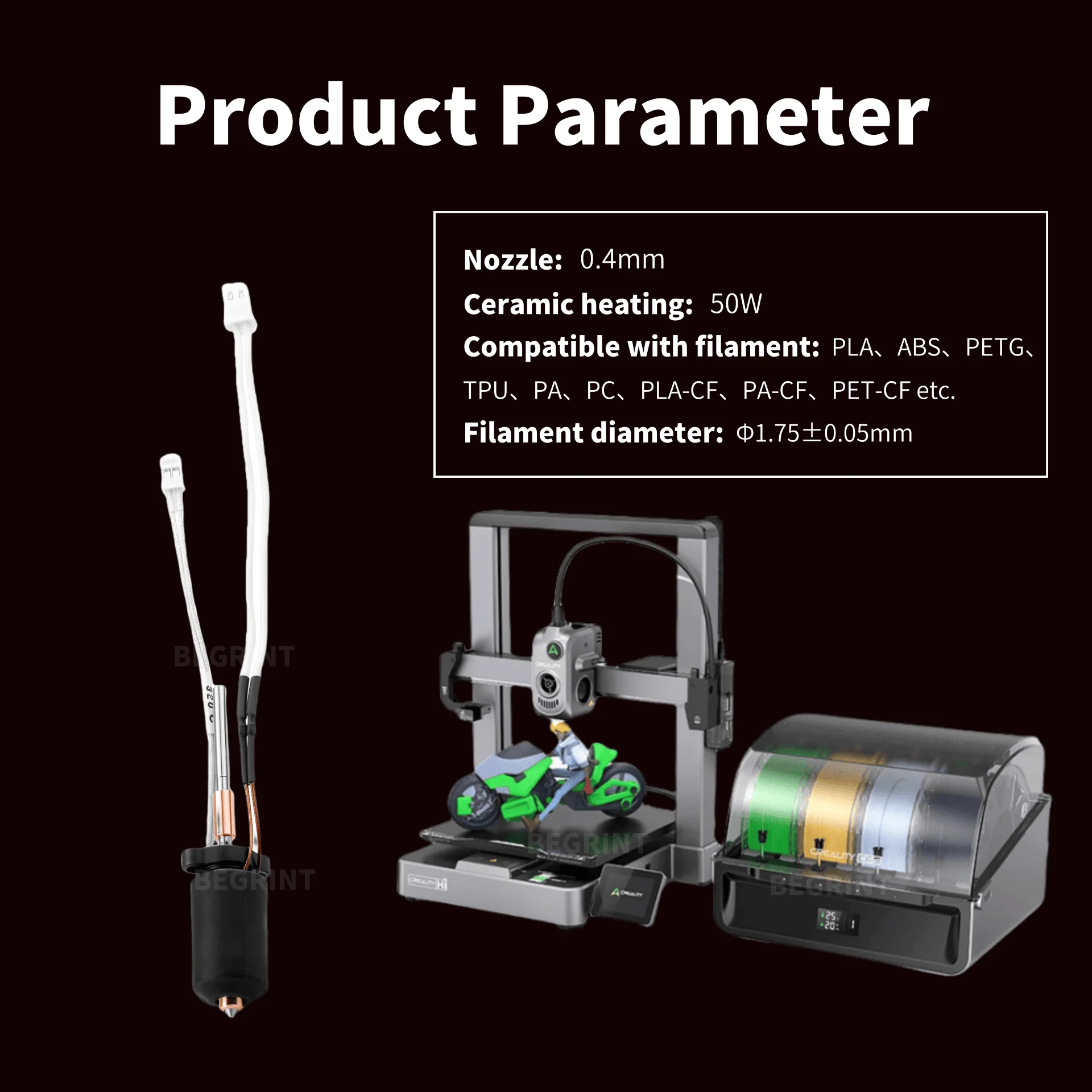 Kit de Aquecedor Cerâmico de A - Hotend Assembly avaliação e preço