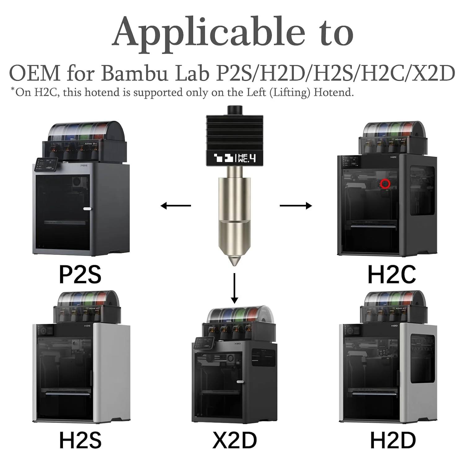 Para impressoras 3D BambuLab H - Printer Nozzle avaliação e preço