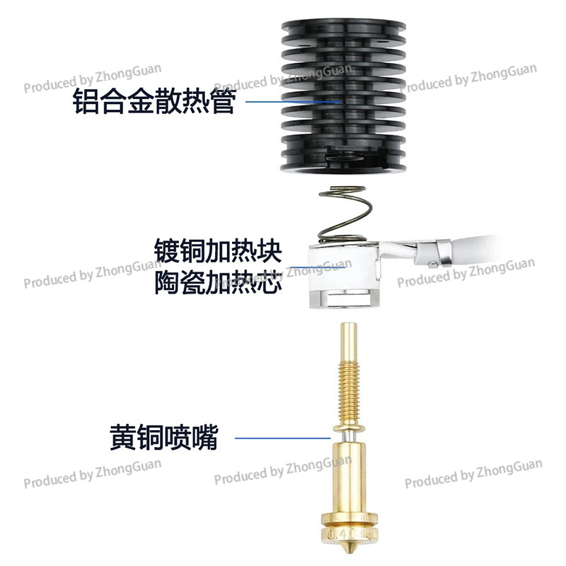 Bico de Cerâmica Resistente a  - Printer Nozzle avaliação e preço