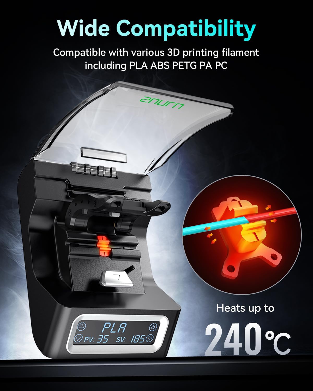 Sunlu fc01 conector de filamen - Tpu Filament avaliação e preço